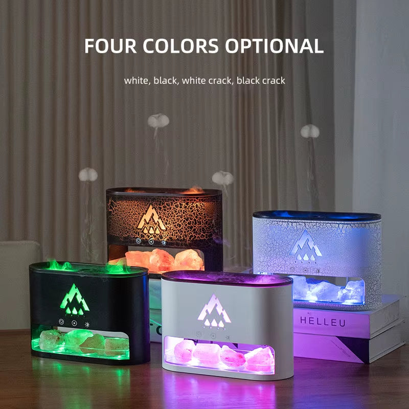 Transform Your Space with the Volcano Eruption Effect Jellyfish Aroma Diffuser - A Stunning Flame Mist Humidifier for Essential Oil Aromatherapy