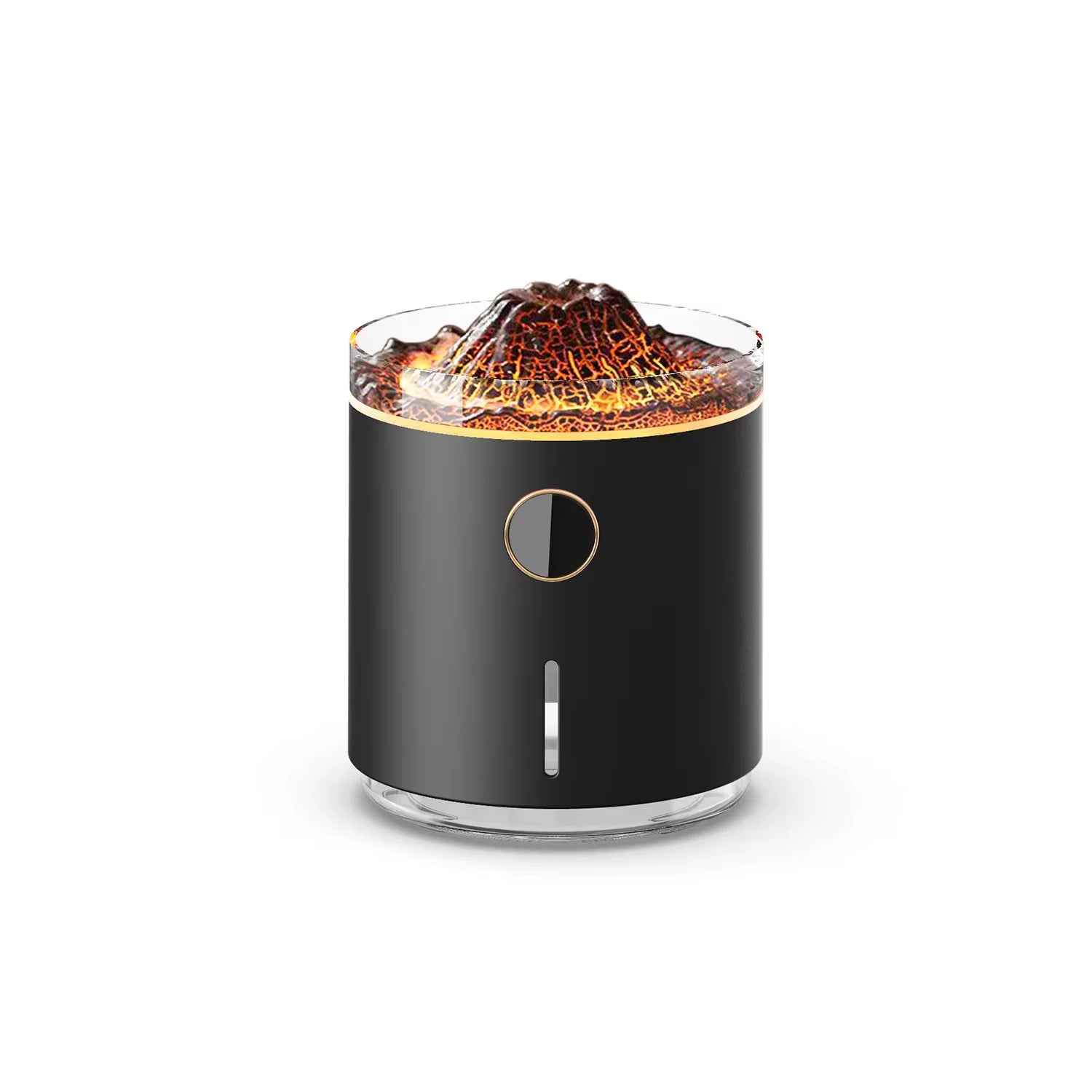 Transform Your Space with the 350ml Ultrasonic Aroma Essential Oil Diffuser and Portable Air Humidifier Featuring USB Charging and Captivating Volcano Flame Lamp